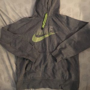 Grey Nike pullover hoodie